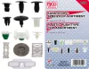 BGS technic 255 darabos műanyag rögzítő patent készlet autókhoz (BGS 8129)