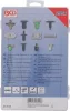 BGS technic 255 darabos műanyag rögzítő patent készlet autókhoz (BGS 8129)