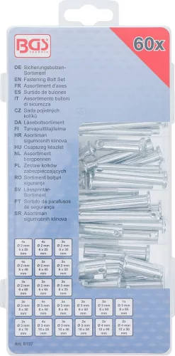 BGS technic Rögzítő csavar készlet 60 részes (BGS 8137)