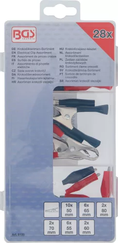 BGS technic Elektromos csíptető készlet 28 részes (BGS 8138)
