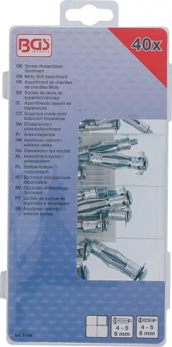 BGS technic Molly csavar készlet 40 részes (BGS 8139)