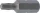 BGS technic Bit, nem fúrt T25 5/16" hossza: 30mm (BGS 8162)