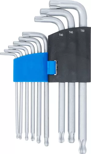 BGS technic Torx készlet " L " profil | T-Star  gömbfejjel T10 - T50 | 9 db. (BGS 818)