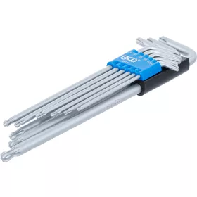   BGS technic Torx készlet " L " profil  | extra hosszú | T-Star (Torxhoz) gömbfejjel T10 - T50 | 9 db. (BGS 819)