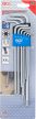 BGS technic Torx készlet " L " profil  | extra hosszú | T-Star (Torxhoz) gömbfejjel T10 - T50 | 9 db. (BGS 819)