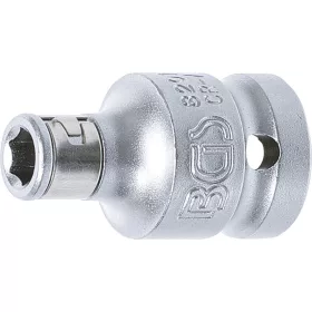   BGS technic 1/4" adapter biztosító golyóval 1/4" Bithez, 1/2" meghajtó (BGS 8201)