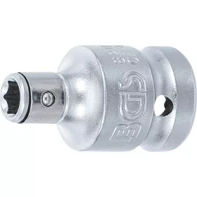   BGS technic 1/4" adapter biztosító golyóval 1/4" Bithez, 1/2" meghajtó (BGS 8201)