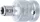 BGS technic 1/4" adapter biztosító golyóval 1/4" Bithez, 1/2" meghajtó (BGS 8201)
