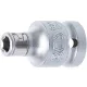 BGS technic 1/4" adapter biztosító golyóval 1/4" Bithez, 1/2" meghajtó (BGS 8201)