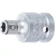 BGS technic 1/4" adapter biztosító golyóval 1/4" Bithez, 1/2" meghajtó (BGS 8201)