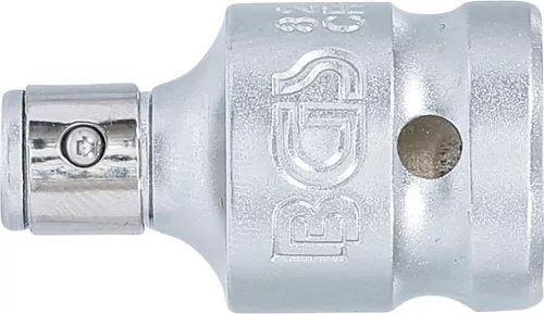 BGS technic 1/4" adapter biztosító golyóval 1/4" Bithez, 1/2" meghajtó (BGS 8201)