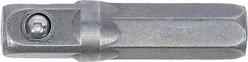 BGS technic Adapter, 1/4", négyszög-hatszög, 30mm (BGS 8202)