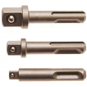   BGS technic 3 részes dugókulcs adapter SDS fúróhoz (BGS 8214)