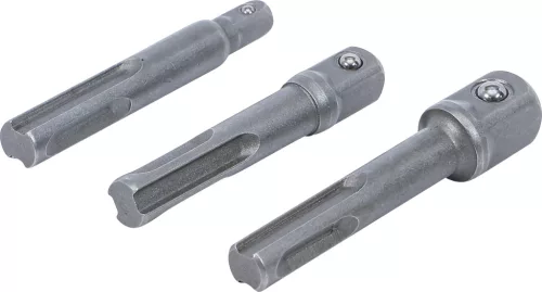 BGS technic 3 részes dugókulcs adapter SDS fúróhoz (BGS 8214)