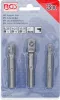 BGS technic 3 részes dugókulcs adapter SDS fúróhoz (BGS 8214)