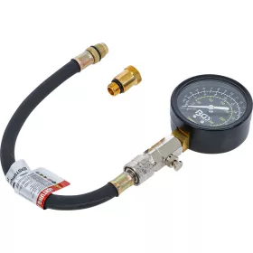   BGS technic Kompressziómérő benzinmotorokhoz, M12 és M14 gyertyamenethez, 300 mm-es flexibilis tömlővel (BGS 8236)