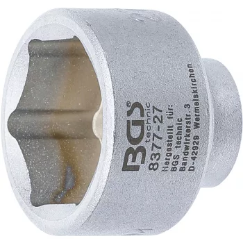  BGS technic Olajszűrő leszedő kupak, 27mm, Mercedes A-Osztályhoz, a BGS 8377 olajszűrő leszedő készletből (BGS 8377-27)