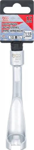 BGS technic Üzemanyag cső szerelő speciális kulcs 17mm, 3/8" BMW, Opel 2.5TD és Mercedes (BGS 8432)