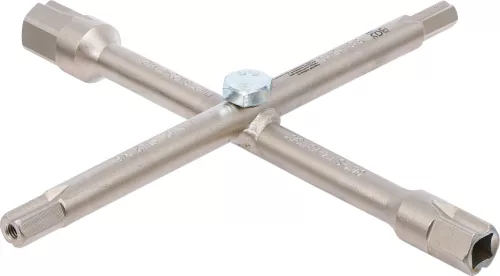 BGS technic Egészségügyi keresztkulcs 1/2" és 3/8 külső (BGS 8448)