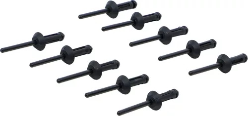 BGS technic 10 darab műanyag szegecs, 5.0 x 17.2 mm, a BGS 8463 műanyag szegecselő készlethez (BGS 8463-2)