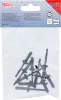 BGS technic 10 darab műanyag szegecs, 5.0 x 17.2 mm, a BGS 8463 műanyag szegecselő készlethez (BGS 8463-2)