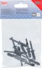 BGS technic 10 darab műanyag szegecs, 6.6 x 17.2 mm, a BGS 8463 műanyag szegecselő készlethez (BGS 8463-3)