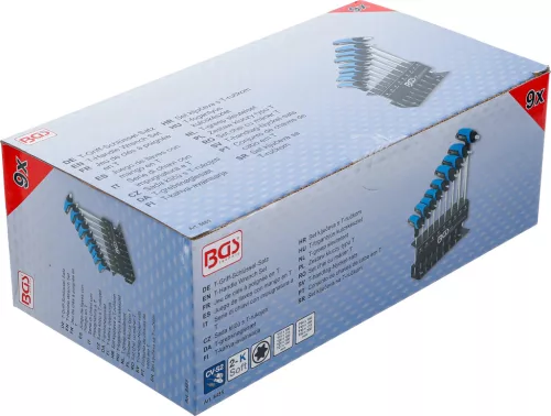 BGS technic T markolatú, Torx kulcs készlet 8 részes T10-T50 (BGS 8485)
