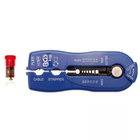   BGS technic Kábelcsupaszító fogó 2 az 1 ben 0,8-2,6 mm-ig (BGS 8490)