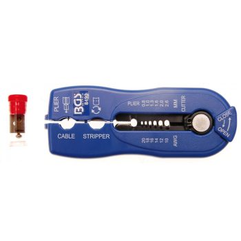  BGS technic Kábelcsupaszító fogó 2 az 1 ben 0,8-2,6 mm-ig (BGS 8490)