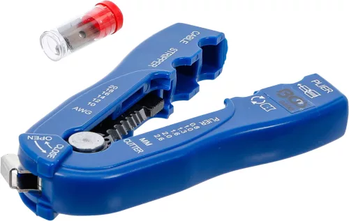 BGS technic Kábelcsupaszító fogó 2 az 1 ben 0,8-2,6 mm-ig (BGS 8490)