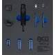 BGS technic Kiegészítő készlet a BGS 8501 vezérműlánc szegecselő szerszámhoz, 3 mm-es lánc csapokhoz használható (BGS 8501-2)