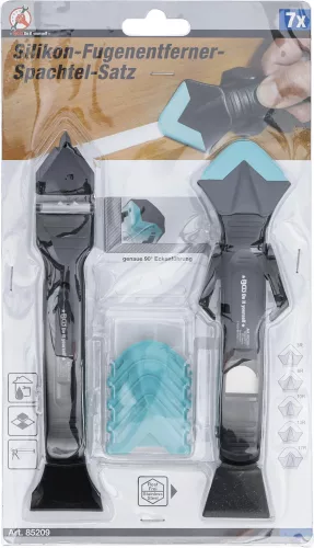 BGS DIY Szililkon fugaeltávolító és spatula készlet | 7 darabos (BGS 85209)