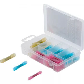   BGS technic Forrasztható összekötő készlet, zsugorhüvellyel, 36 darabos (BGS 85221)