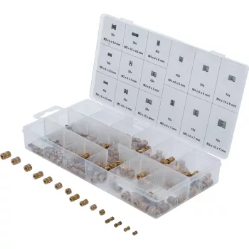   BGS technic Bepréselő anya készlet | Sárgaréz | 330 darabos (85223)