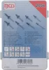 BGS technic Popszegecs készlet fekete alumínium vakszegecsekkel, 3,2–4,8 mm, 200 részes (BGS 85224)