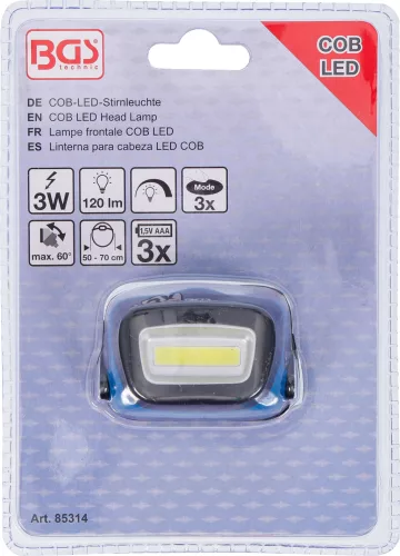 BGS technic COB LED fejlámpa (BGS 85314)
