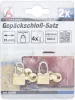 BGS DIY 2 részes bőrönd lakat készlet, 15 mm (BGS 85808)