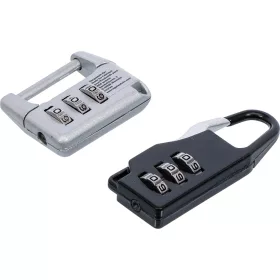   BGS DIY 2 részes számzáras bőrönd lakat készlet (BGS 85809)