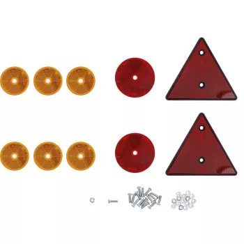   BGS DIY 12 darabos pótkocsi fényvisszaverő készlet (BGS 8635)