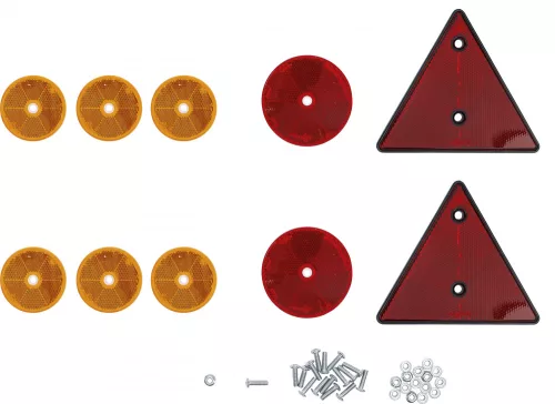 BGS DIY 12 darabos pótkocsi fényvisszaverő készlet (BGS 8635)