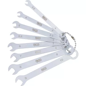   BGS technic Mini csillag-villáskulcs készlet szűk helyekhez, 3,2–10 mm, 8 részes (BGS 8646)