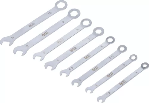 BGS technic Mini csillag-villáskulcs készlet szűk helyekhez, 3,2–10 mm, 8 részes (BGS 8646)