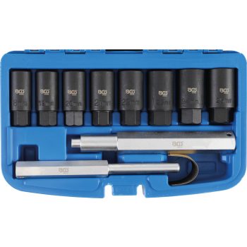   BGS technic 10 részes dugókulcs fej készlet kerékőr csavarokhoz (BGS 8656)