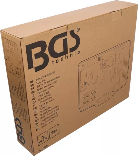 BGS technic Horpadásjavító készlet PDR ragasztásos kihúzáshoz, csúszókalapáccsal és horpadáskihúzóval (BGS 865)