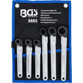   BGS technic Csőhollander kulcs készlet, 6 db-os, nyitható (BGS 8665)