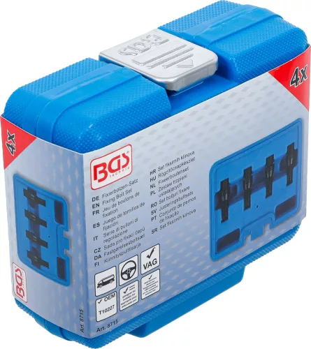 BGS technic Segédkeret pozicionáló csap készlet VW T5-höz 2004-től, M14 × 1,5, OEM T10227, 4 részes (BGS 8715)