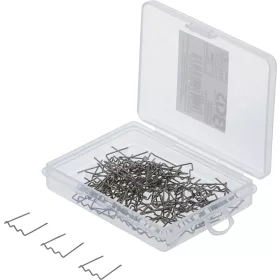   BGS technic U-alakú műanyagelem tűzőkapocs, 0.6mm, 100 darab, BGS 873 műanyag javító készlethez (BGS 873-1)