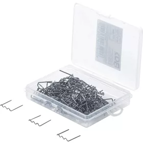  BGS technic U-alakú műanyagelem tűzőkapocs, 0.8mm, 100 darab, BGS 873 műanyag javító készlethez (BGS 873-2)