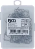 BGS technic U-alakú műanyagelem tűzőkapocs, 0.8mm, 100 darab, BGS 873 műanyag javító készlethez (BGS 873-2)