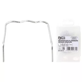   BGS technic Műanyagelem tűzőkapocs készlet | L alakú | Ø 0,6 mm | 100 darabos | a BGS 873 Műanyag javító szetthez (BGS 873-4)